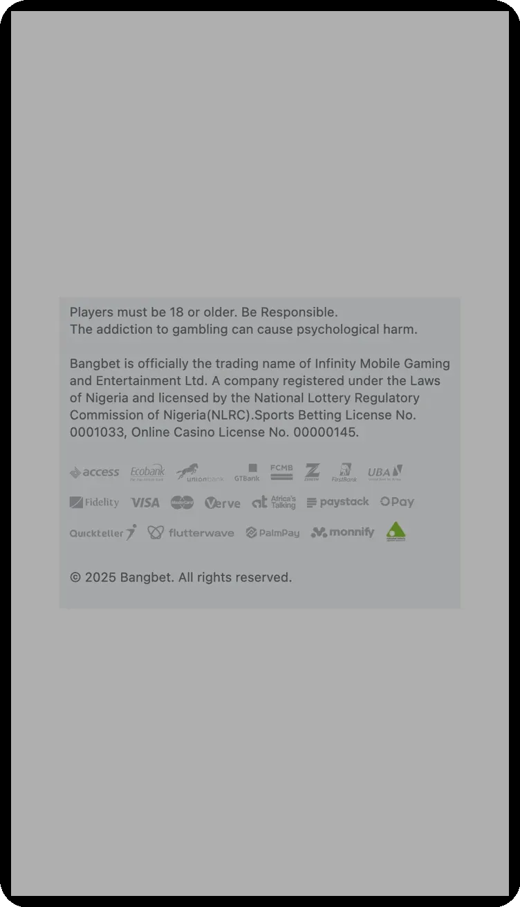 Demonstration of Bangbet's responsive game design on a mobile phone